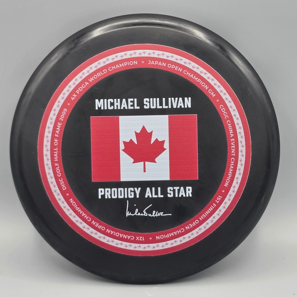Prodigy Disc Golf Putter Unisex OS Black Michael Sullivan All Star Ace P-Model S
